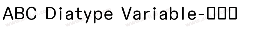 ABC Diatype Variable字体转换 ABC Diatype Variable字体转换